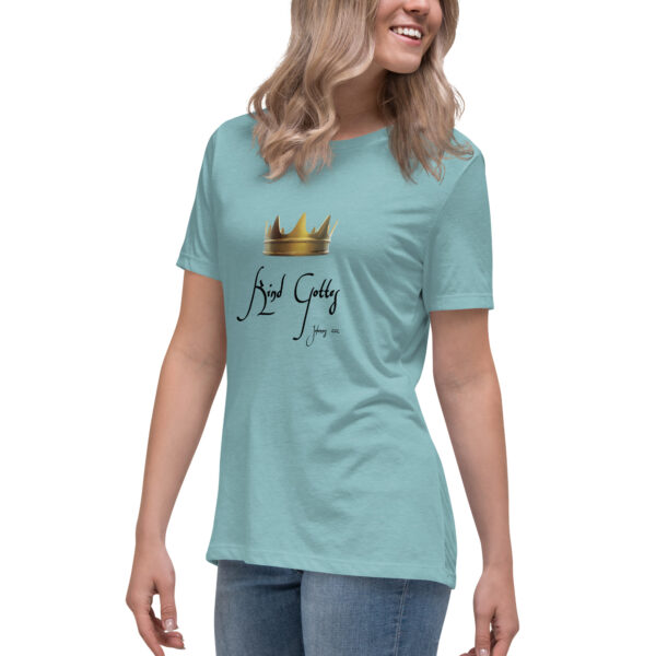 Kind Gottes Krone - Lockeres Damen-T-Shirt – Bild 6
