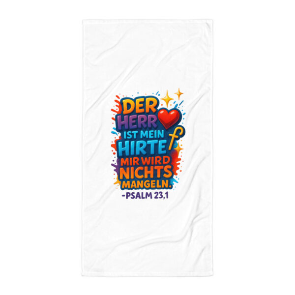 Der HERR ist mein Hirte Handtuch – Bild 5