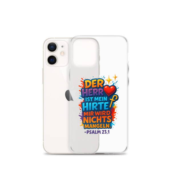 Der HERR ist mein Hirte - Transparente iPhone-Hülle – Bild 9