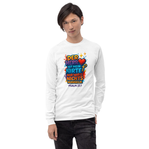 Der HERR ist mein Hirte | Langarmshirt für alle – Bild 18