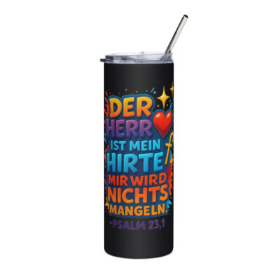 Der HERR ist mein Hirte Edelstahlbecher