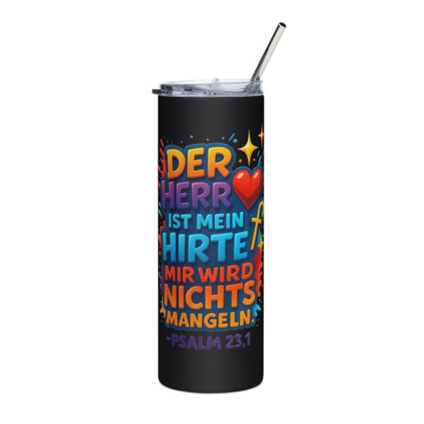 Der HERR ist mein Hirte Edelstahlbecher