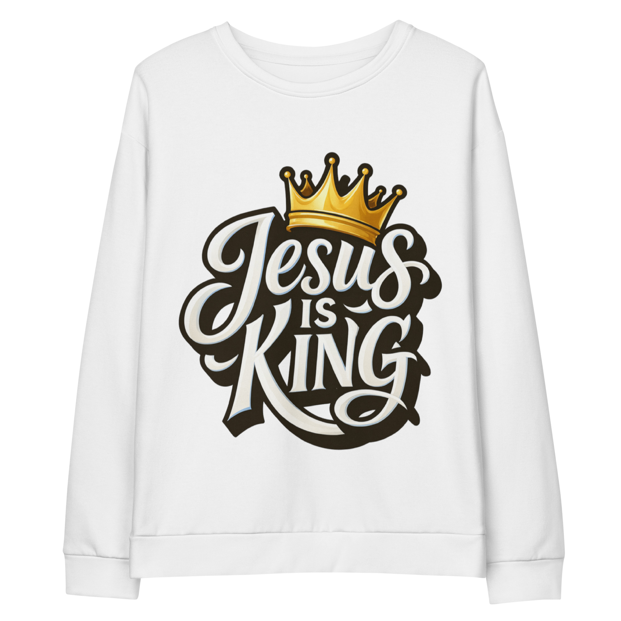 Jesus is King - Pullover aus Baumwolle – Bild 2