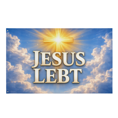 Jesus Lebt - Fahne