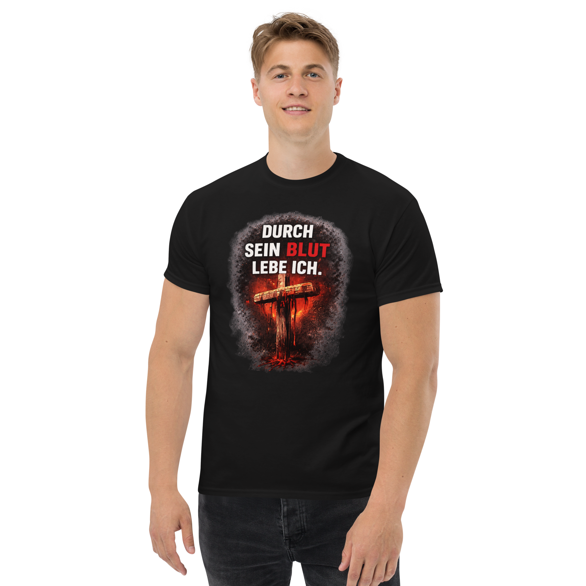 Durch sein Blut lebe ich - T-Shirt für alle – Bild 14
