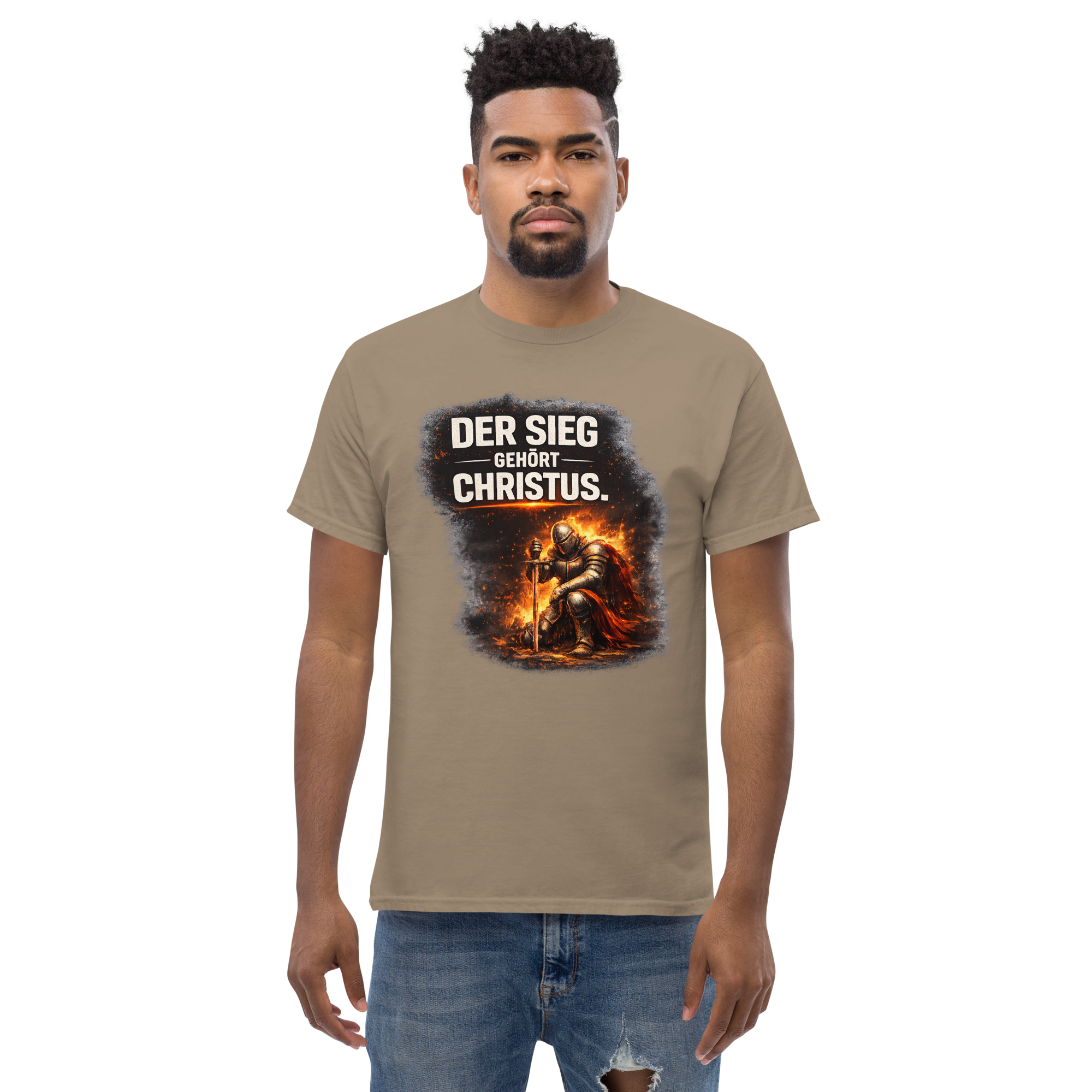 Der Sieg gehört Christus - T-Shirt für alle – Bild 7