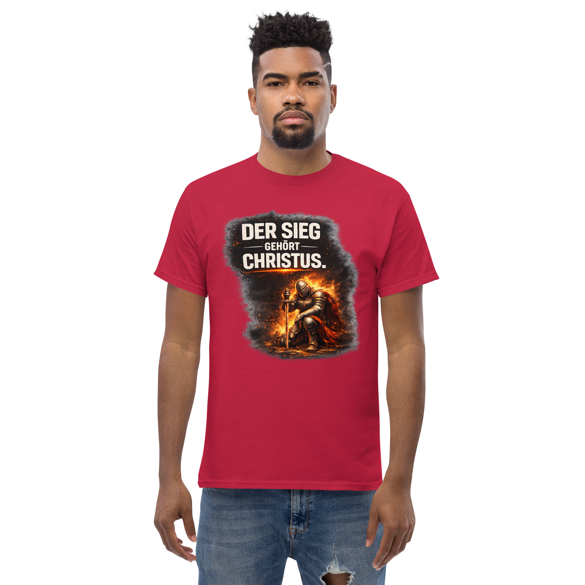 Der Sieg gehört Christus - T-Shirt für alle – Bild 3