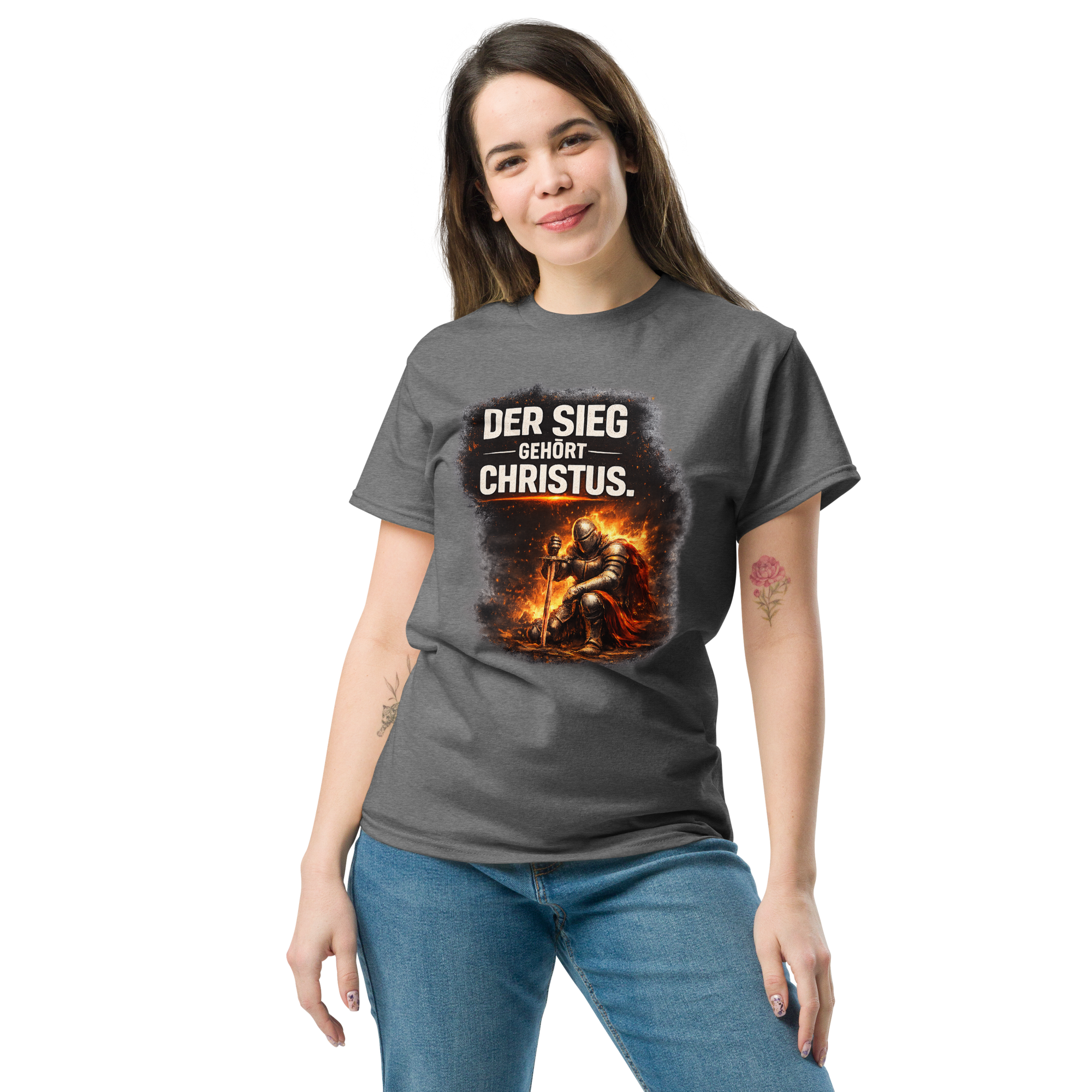 Der Sieg gehört Christus - T-Shirt für alle – Bild 18