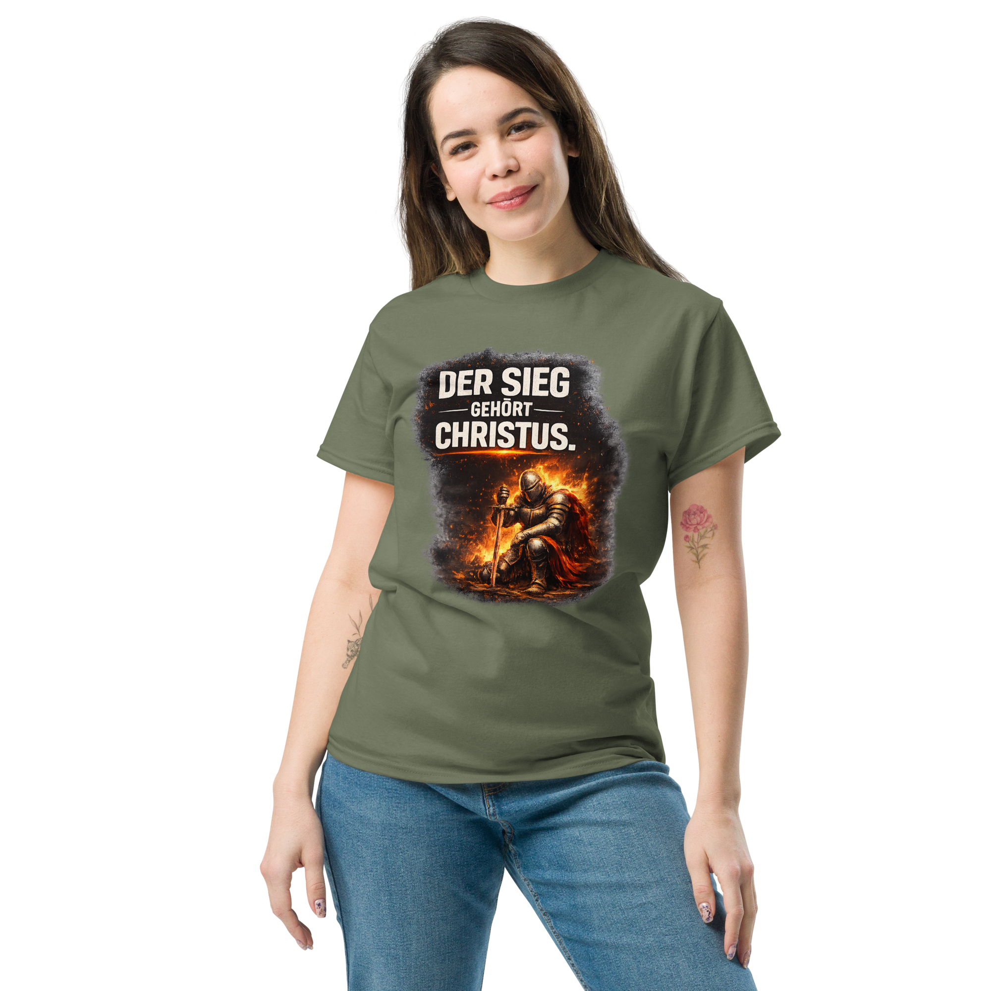 Der Sieg gehört Christus - T-Shirt für alle – Bild 17