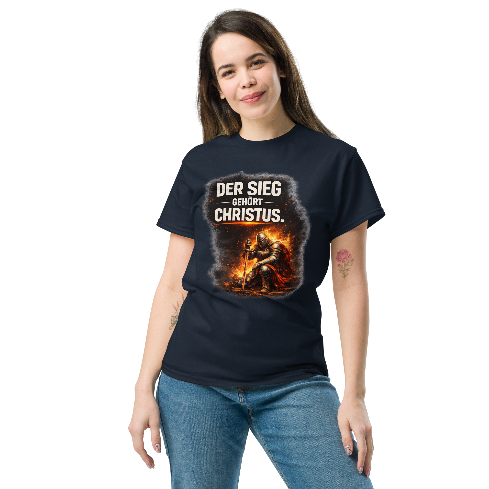 Der Sieg gehört Christus - T-Shirt für alle – Bild 14