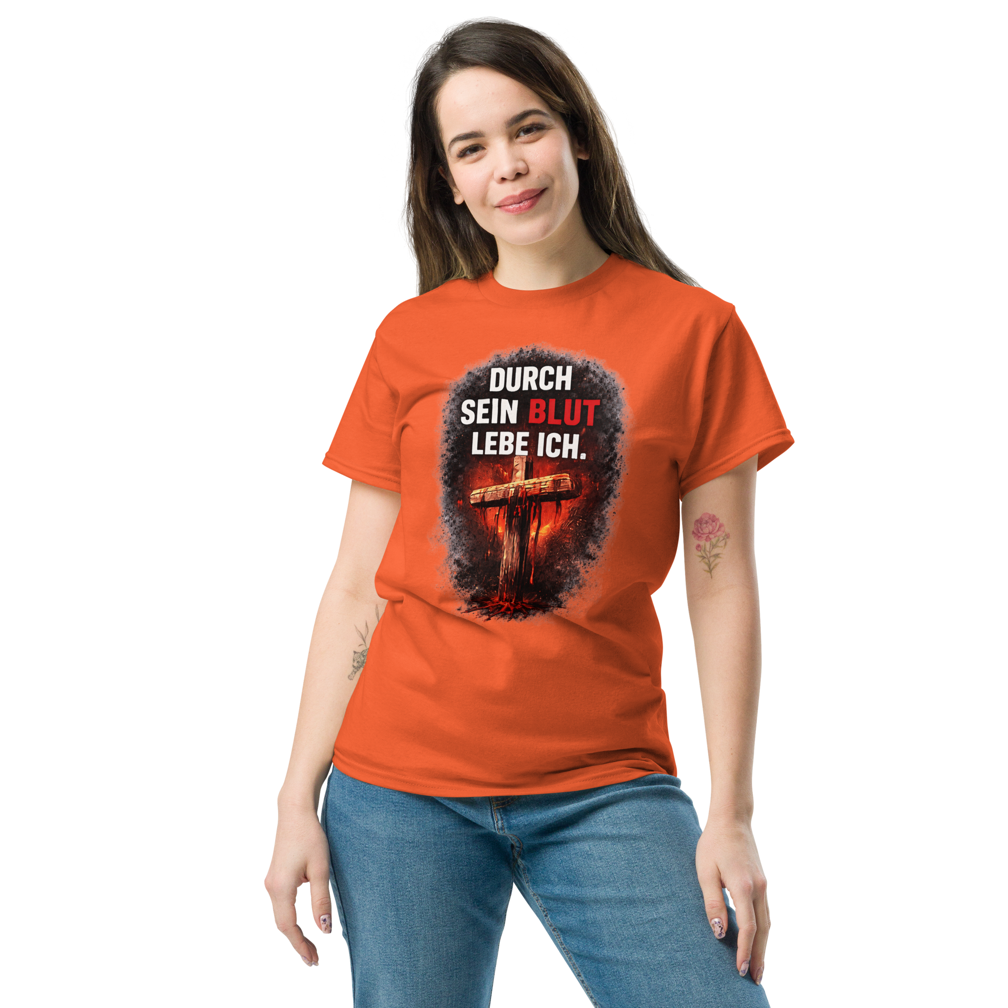 Durch sein Blut lebe ich - T-Shirt für alle – Bild 6