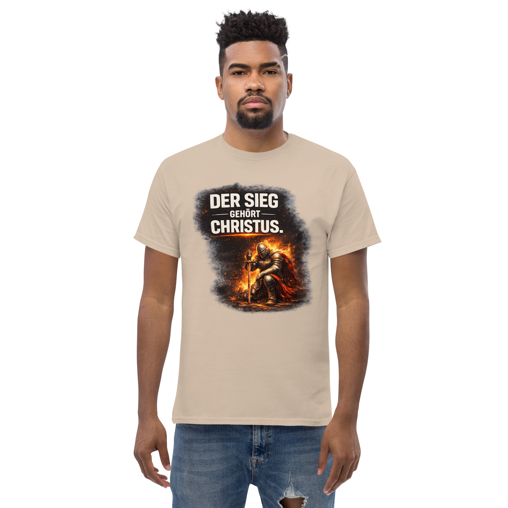 Der Sieg gehört Christus - T-Shirt für alle – Bild 9