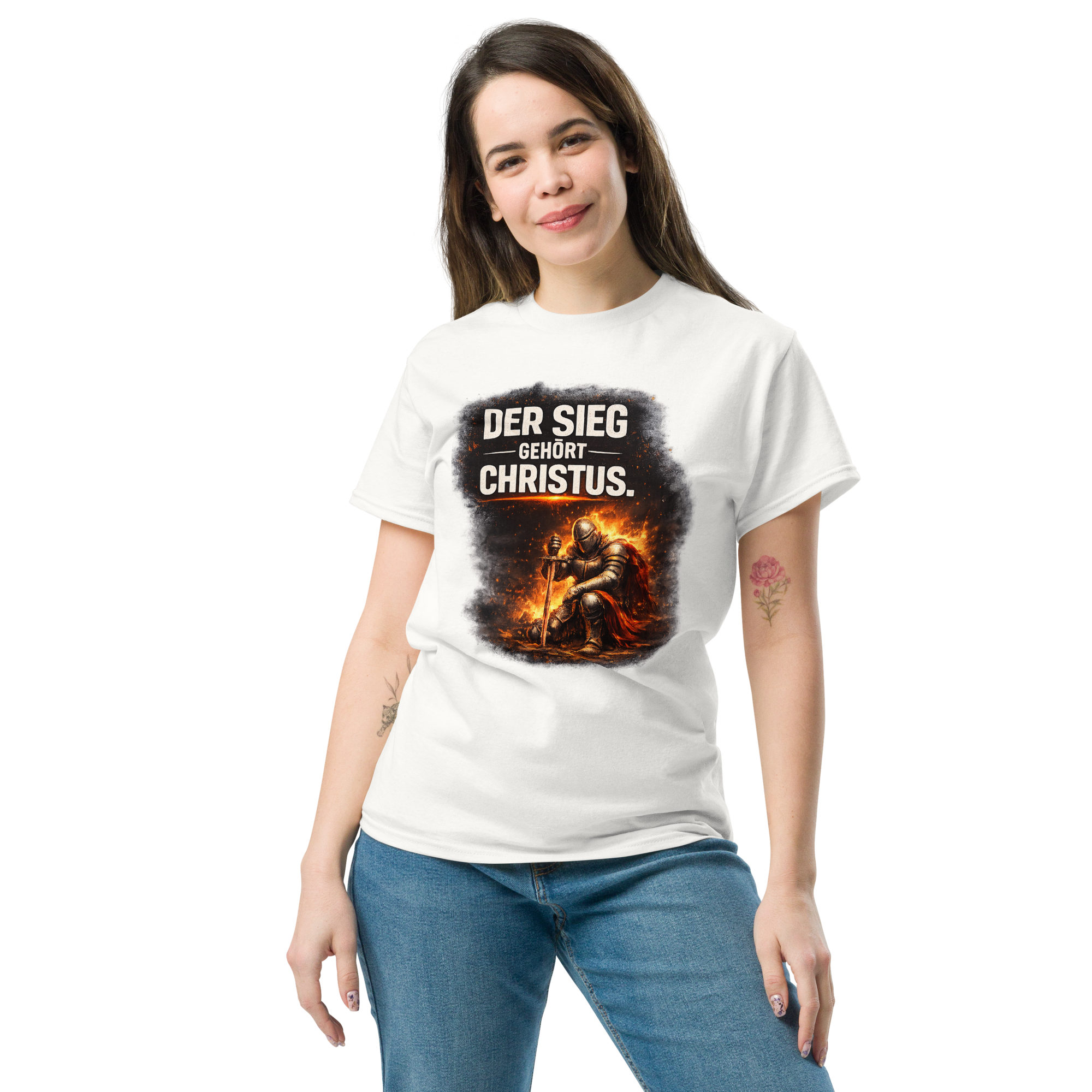 Der Sieg gehört Christus - T-Shirt für alle – Bild 24